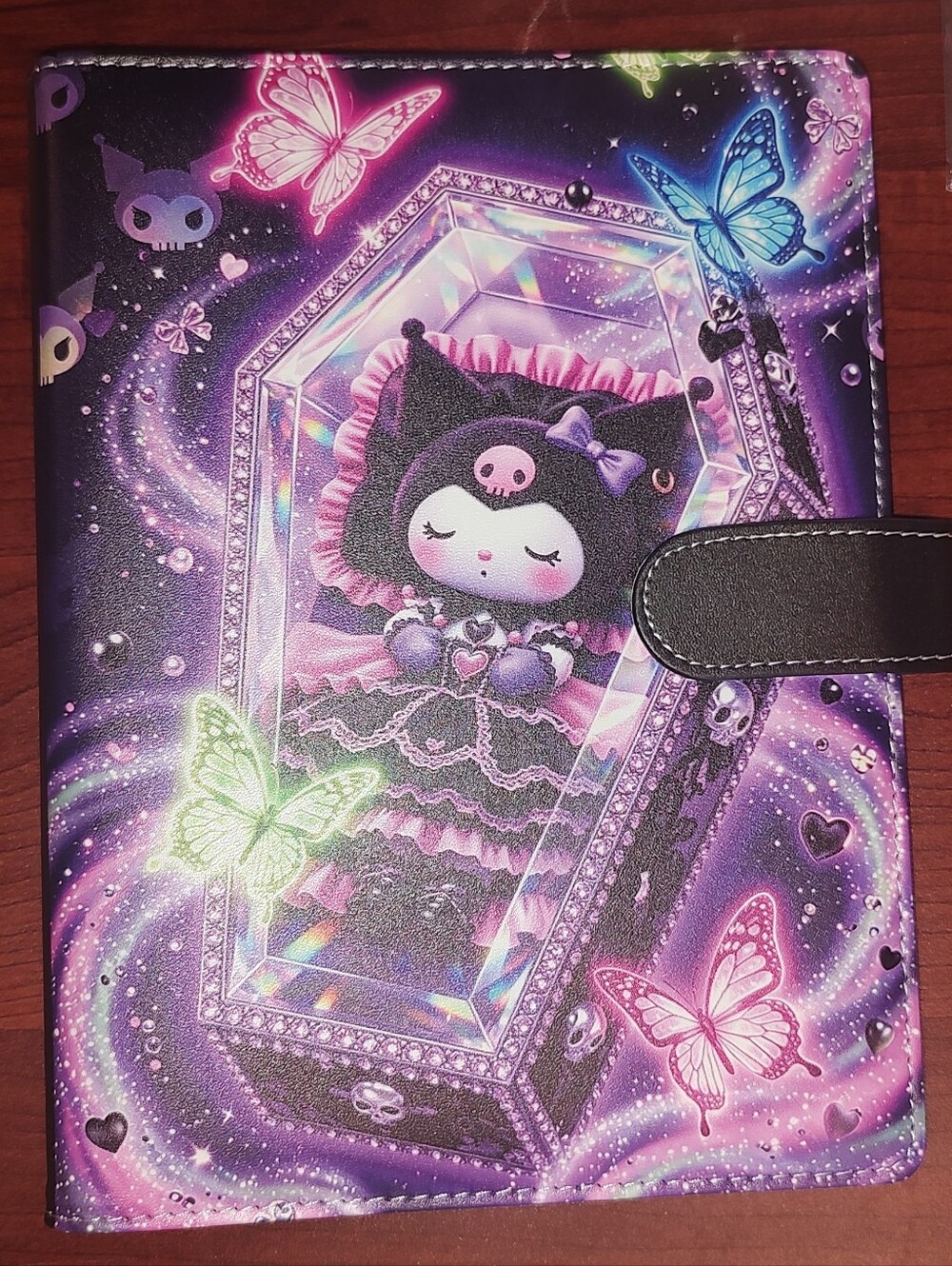 New! Sanrio Family Kuromi Binder Notebook With Matching Paper